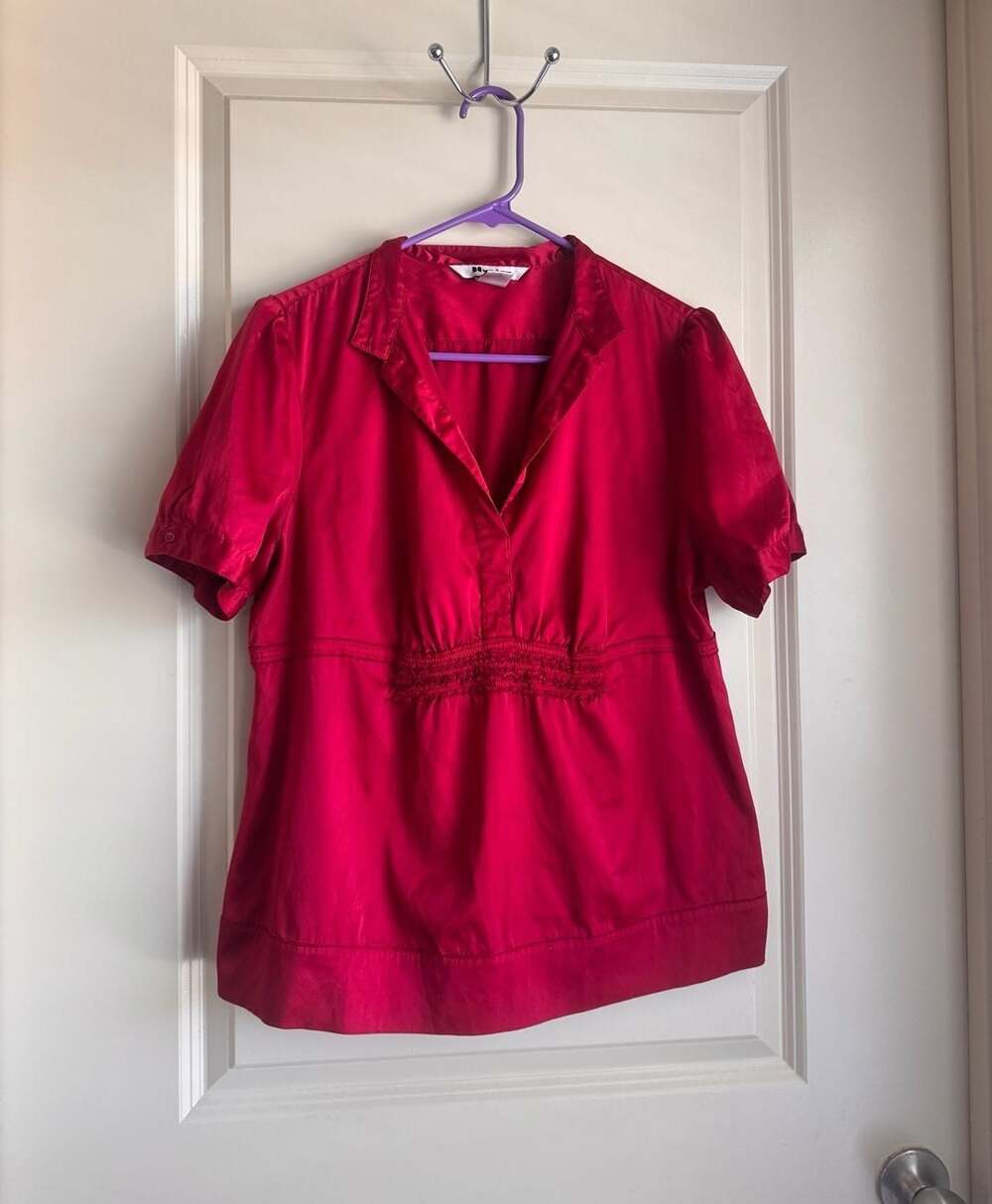 Nygard baby red doll shirt Size 12